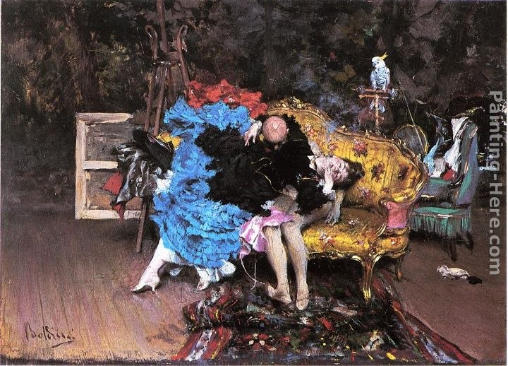 Giovanni Boldini The Model and the Mannequin